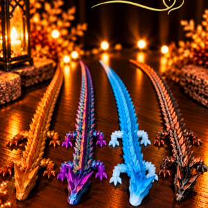 3D-Druck Kristalldrache – beweglicher Fantasy-Drache