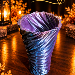 Tornado-Vase aus dem 3D-Druck – moderne Deko-Vase