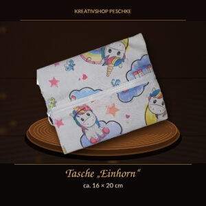 Tasche „Einhorn“ – ca. 16 × 20 cm