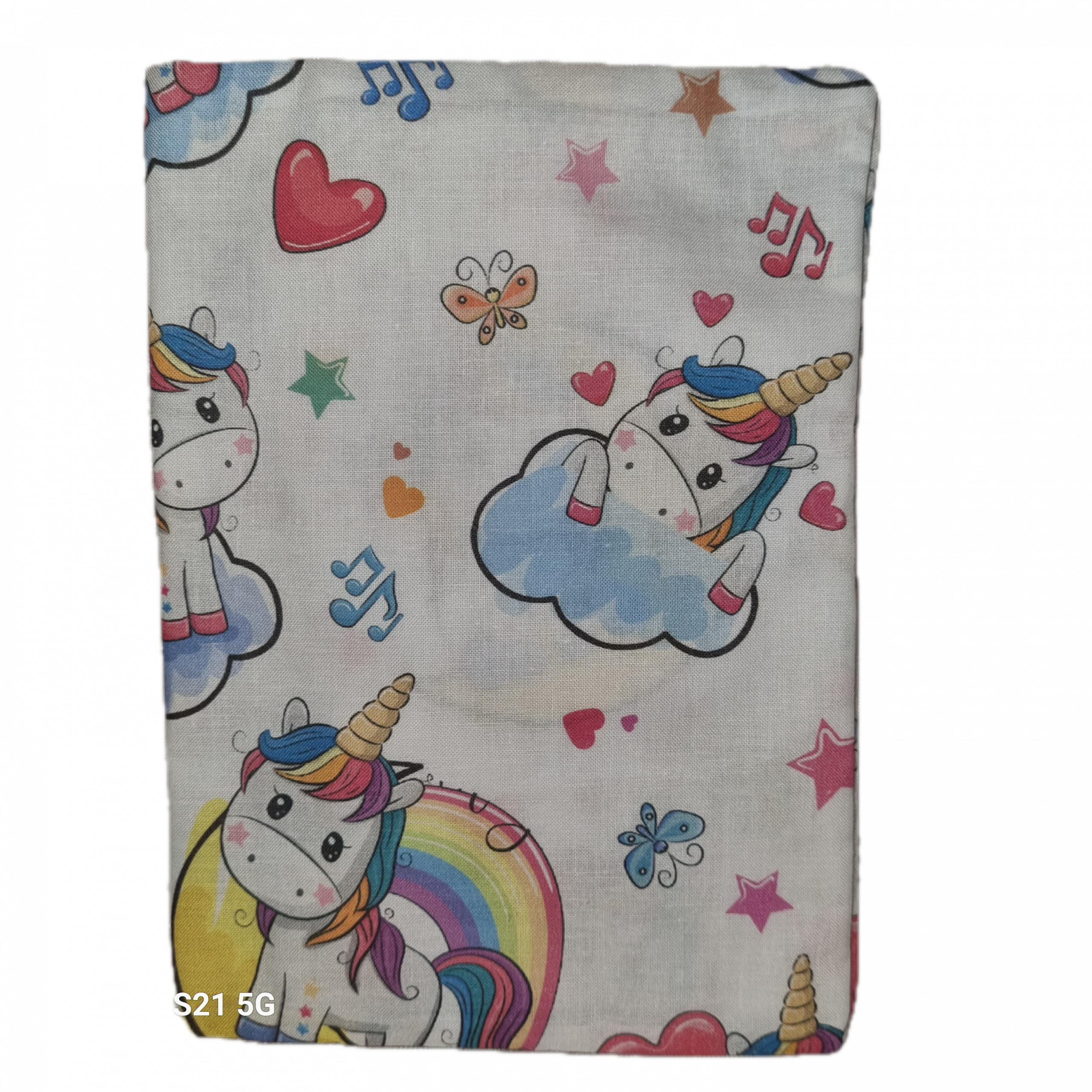 genähtes U-Heft- & Impfpass-Hülle mit Einhorn-Motiv