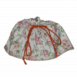 genähtes Säckchen rosa Rosen