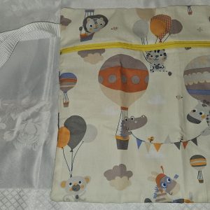 Wechselsachen-Tasche „Tiere im Ballon“