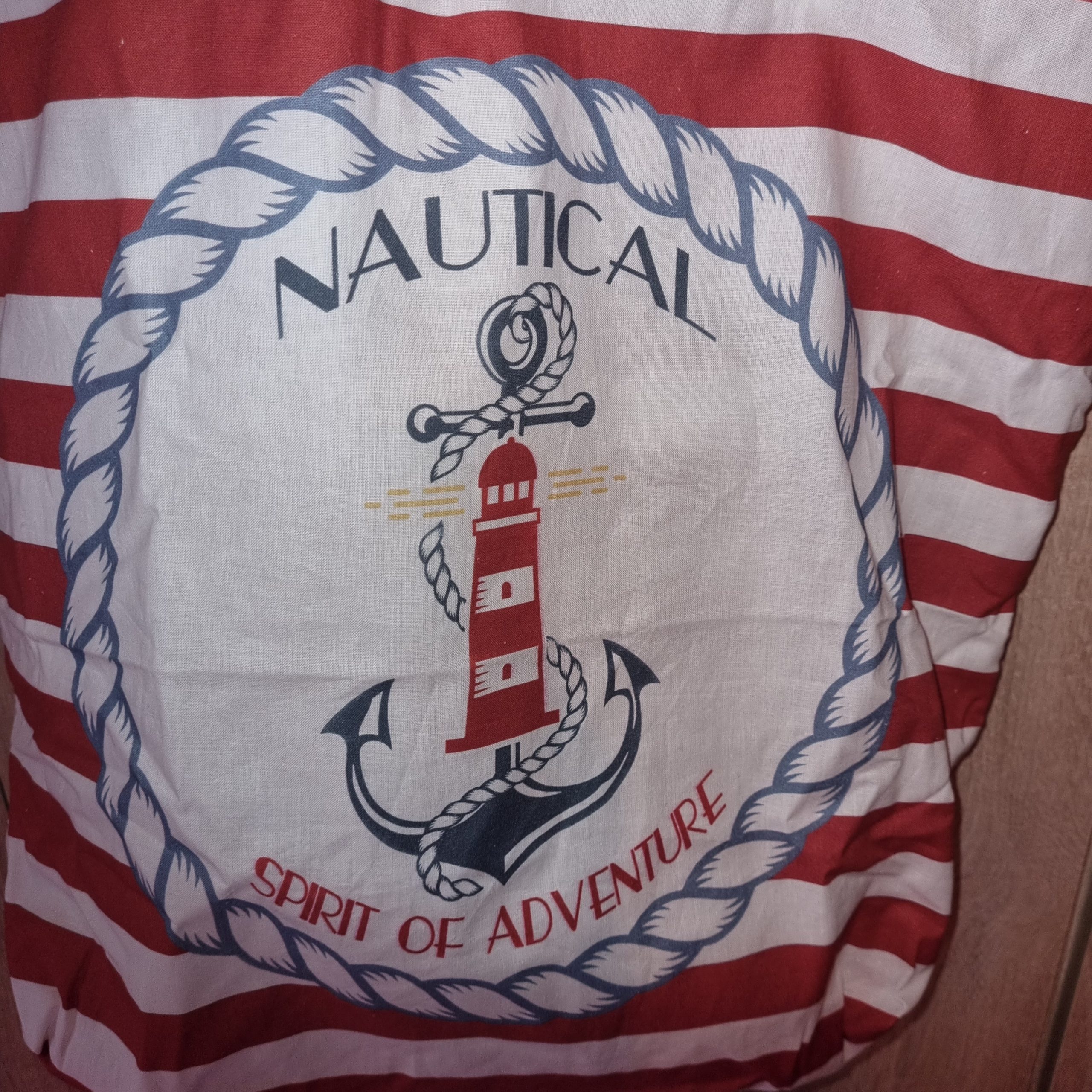 Strandtasche „Leuchtturm & Anker“