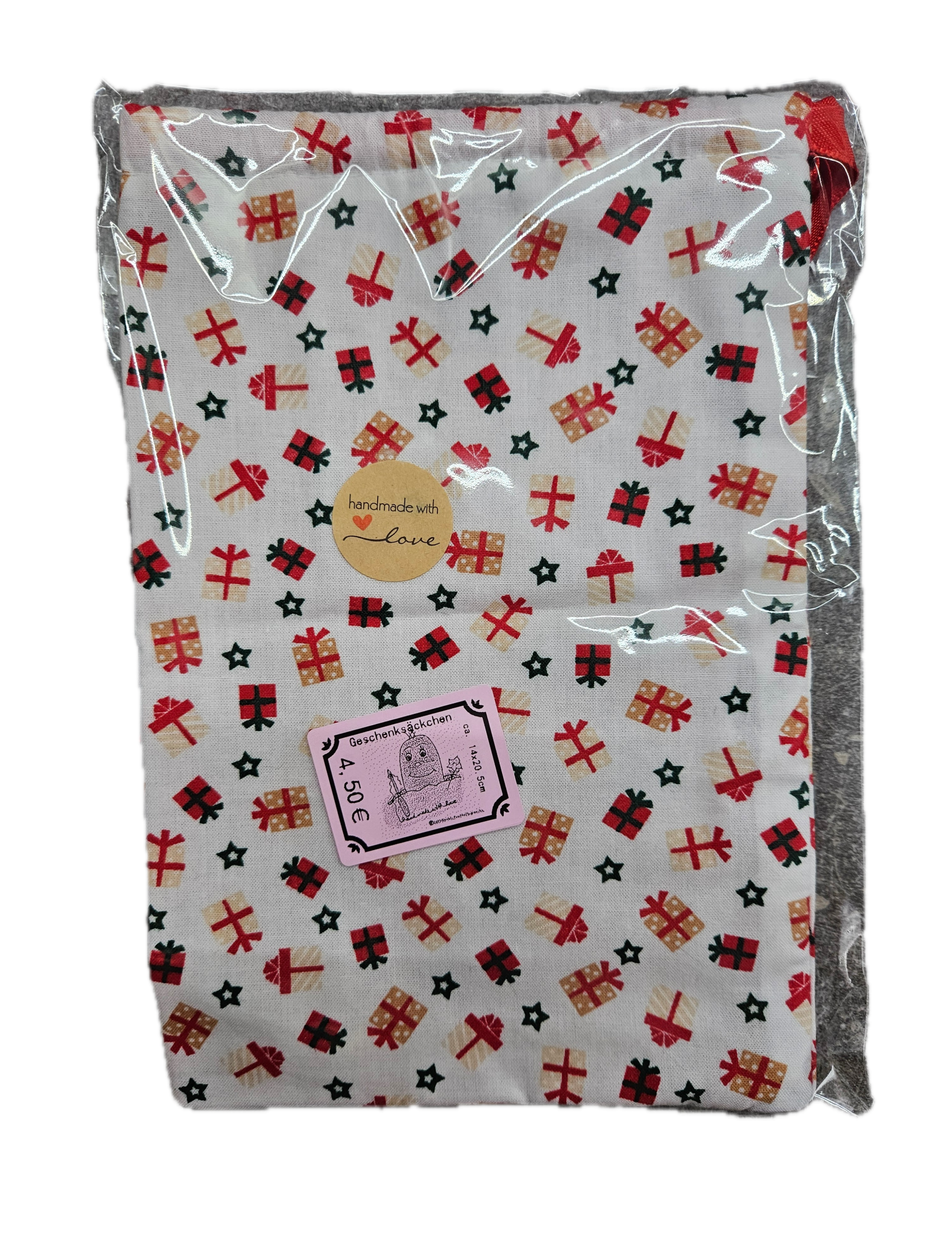 Geschenkbeutel – weihnachtliches Design