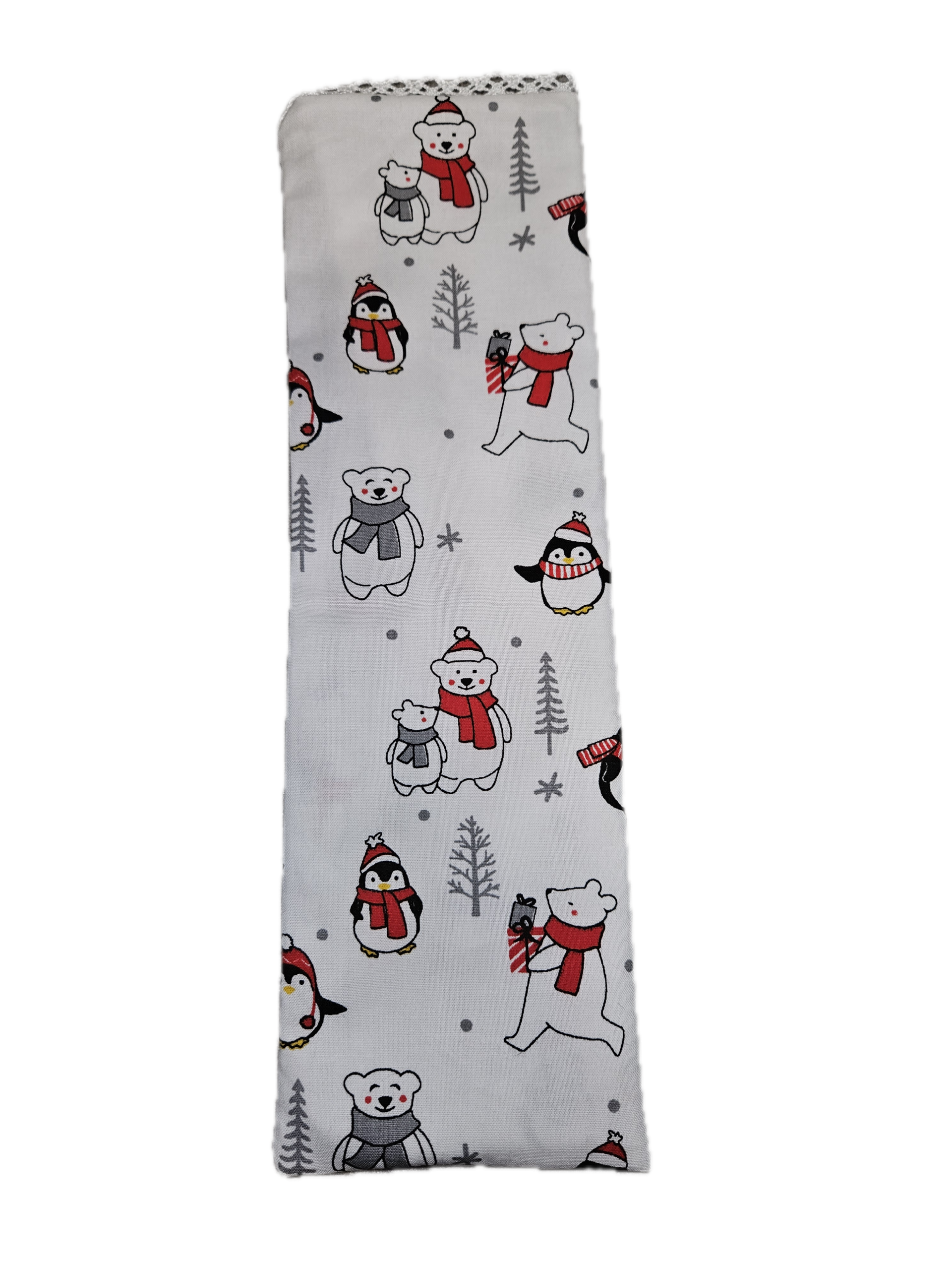 Geschenksäckchen aus Stoff – Eisbär & Pinguin