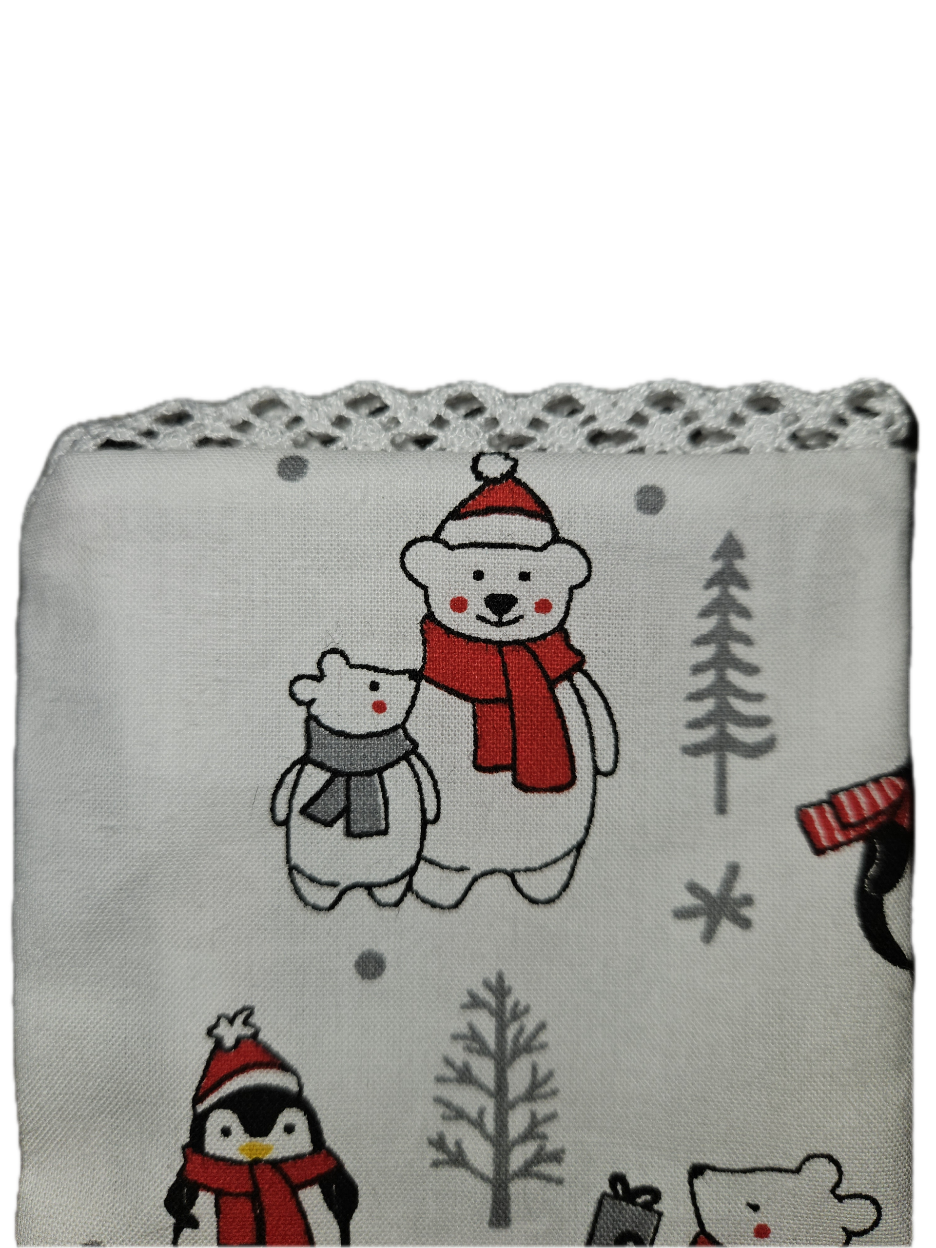 Geschenksäckchen aus Stoff – Eisbär & Pinguin