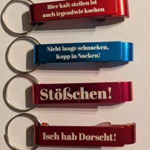 Flaschenöffner mit Wunschtext – praktisch & persönlich