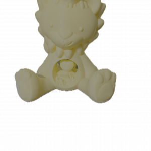 3D-gedruckter Löwe mit Herz – liebevolles Geschenk