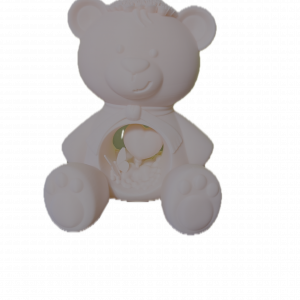 3D-gedruckter Bär mit Herz – dekoratives Highlight
