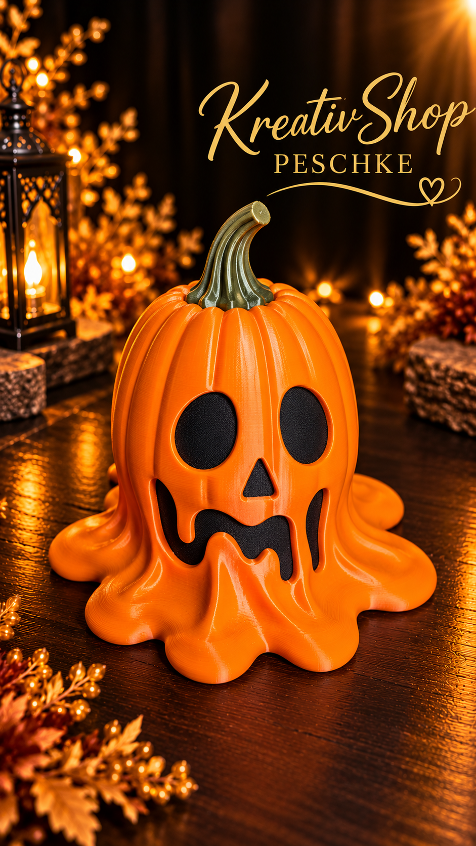 Halloween Kürbisgeist – Gruselige Deko aus dem 3D-Druck