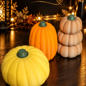 Herbstdeko Kürbis-Set – 3 Dekokürbisse aus dem 3D-Druck